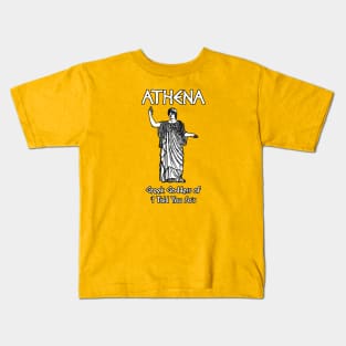 Athena, Greek Goddess of 'I Told You So's Kids T-Shirt